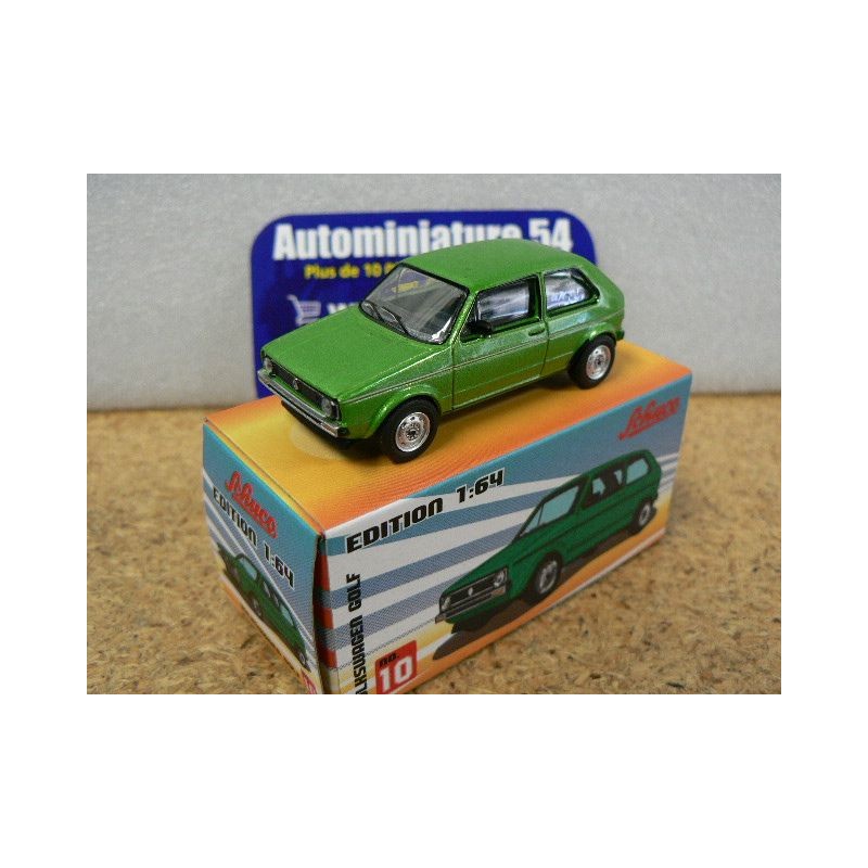 Volkswagen Golf 1 Green 1/64 452031400 Schuco Paperbox Edition