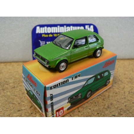 Volkswagen Golf 1 Green 1/64 452031400 Schuco Paperbox Edition