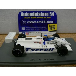 1981 Tyrrell 011 n°4 Michele Alboreto Dutch GP S7281 Spark Model