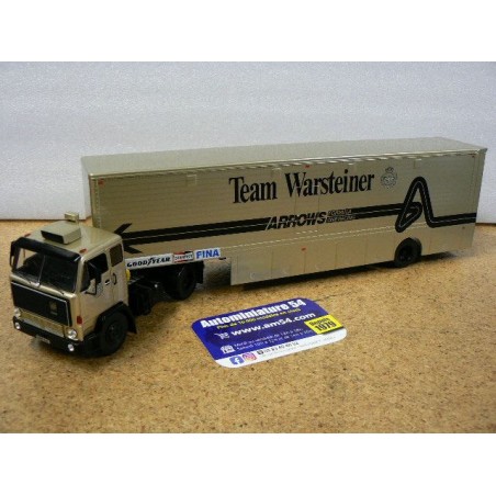 1981 Volvo F89 Team Warsteiner Arrows F1 Race Transport TTR023 Ixo Models