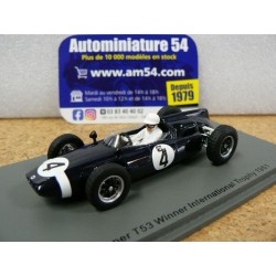 1961 Cooper T53 n°4 Stirling Moss 1st Winner International Trophy S8065 Spark Model