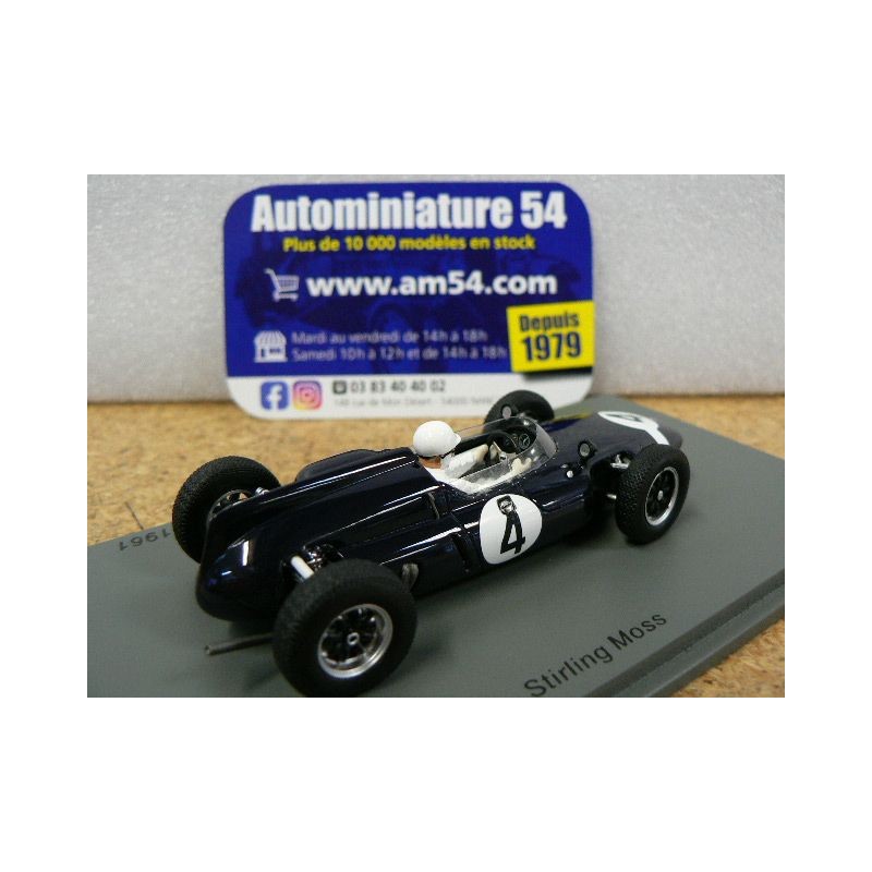 Spark 1/43 Cooper T53 N°4 Vainqueur International Trophy 1961 - Résine NEUF