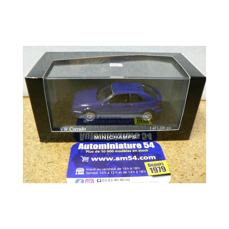 Miniature VW Corrado G60 Purple Metallic 1990 Collection Maxichamps