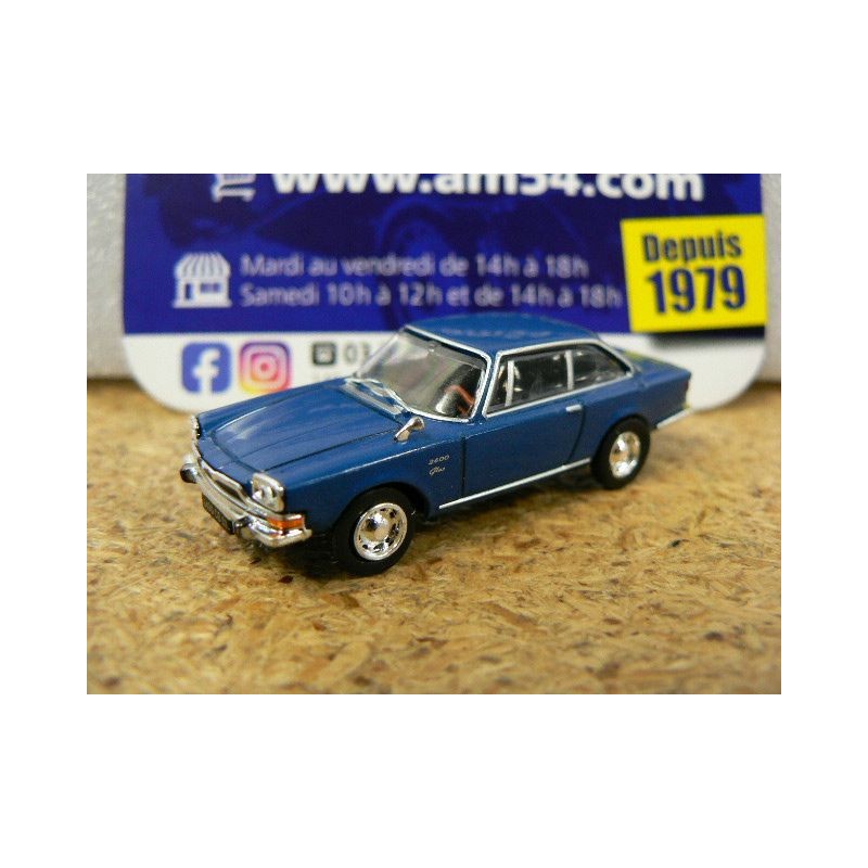 Glas BMW V8 2600 1967 Blue 850534 Norev 1/87