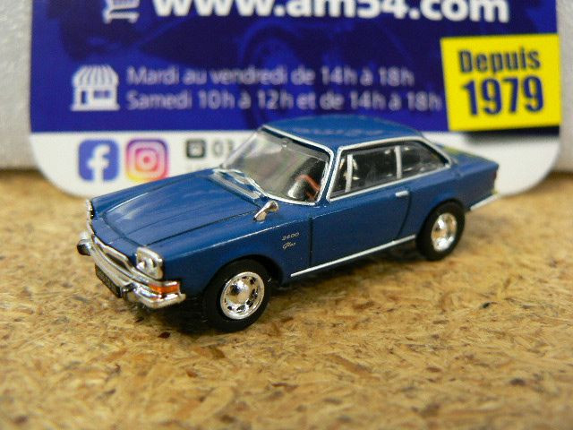 blau Norev 1:87 820534 1967 Glas V8 2600 NEU! 