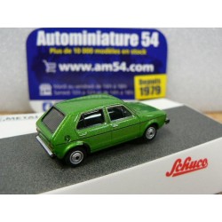 Volkswagen Golf 1 vert 452660200 Schuco 1/87