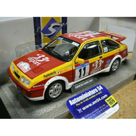 1987 Ford Sierra n°11 Auriol - Occelli Tour de Corse  S18016003 Solido