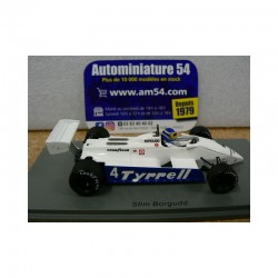 1982 Tyrrell 011 n°4 Slim Borgudd South African GP S7282 Spark Model