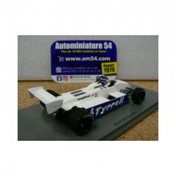 1982 Tyrrell 011 n°4 Slim Borgudd South African GP S7282 Spark Model