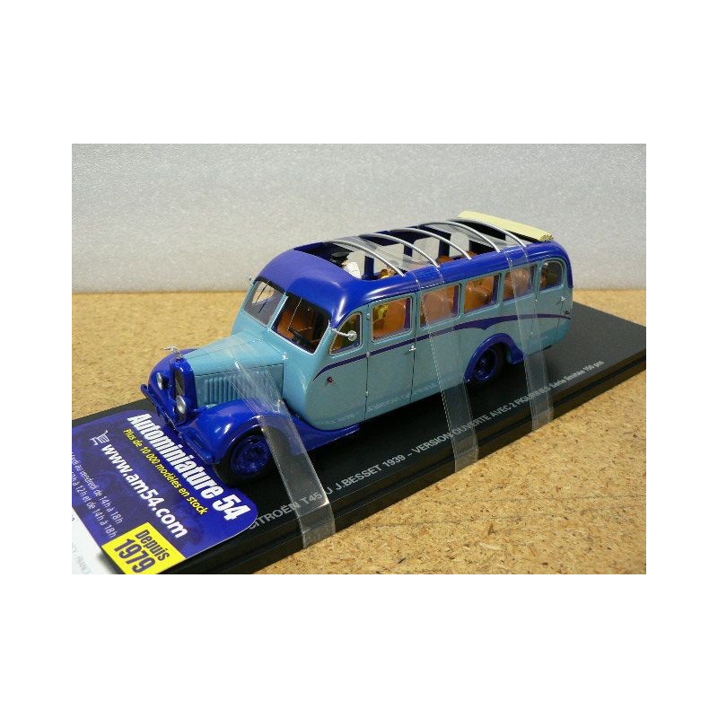 Citroen T45 U J Besset 1939 Version ouverte + figurines Bus Car  Perfex 331