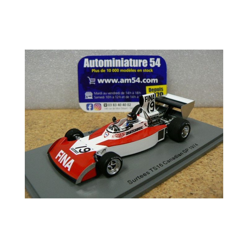 1974 Surtees TS16 n°19 Helmuth Koinigg Canadian GP S9657 Spark Model