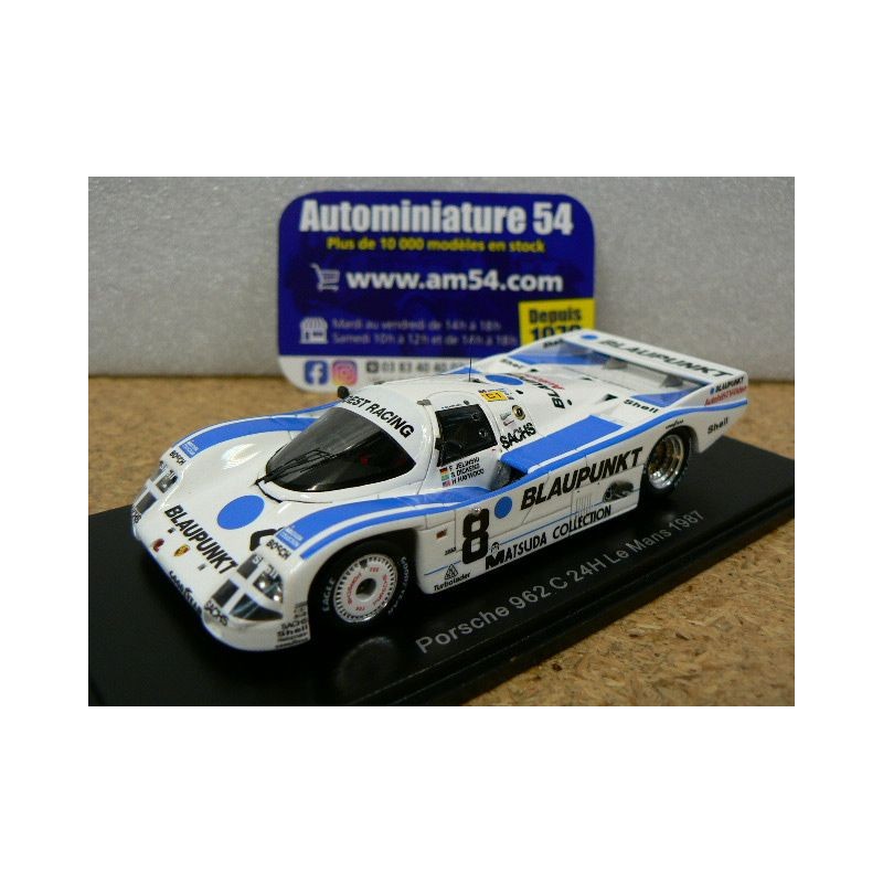 1987 Porsche 962C n°8 Dickens - Haywood - Jelinski Le Mans S9872 Spark Model