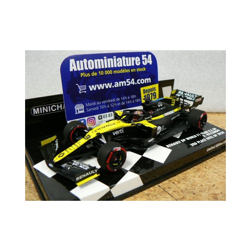 2020 Renault F1 Team RS20 n°3 Ricciardo 3rd Eifel GP 417200903 Minichamps