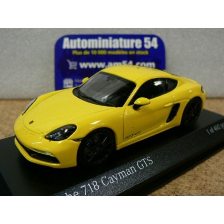 Porsche 718 Cayman GTS type 982 2020 Yellow 410069001 Minichamps