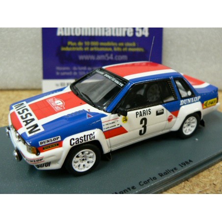 1984 Nissan 240 RS n°3 Salonen - Harjanne Monte Carlo BZ333 Bizarre