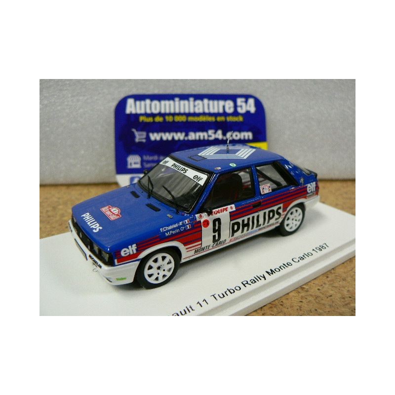 1987 Renault 11 Turbo n°9 Chatriot - Perin Monte Carlo S5569 Spark Model