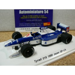 1990 Tyrell 019 n°4 J.Alesi Japan GP R70064 Rêve Collection