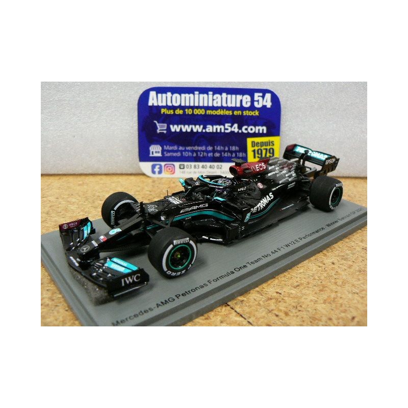 2021 Mercedes AMG Petronas  F1 W12 n°44 L Hamilton 1st Winner Bahrain GP S7660 Spark Model