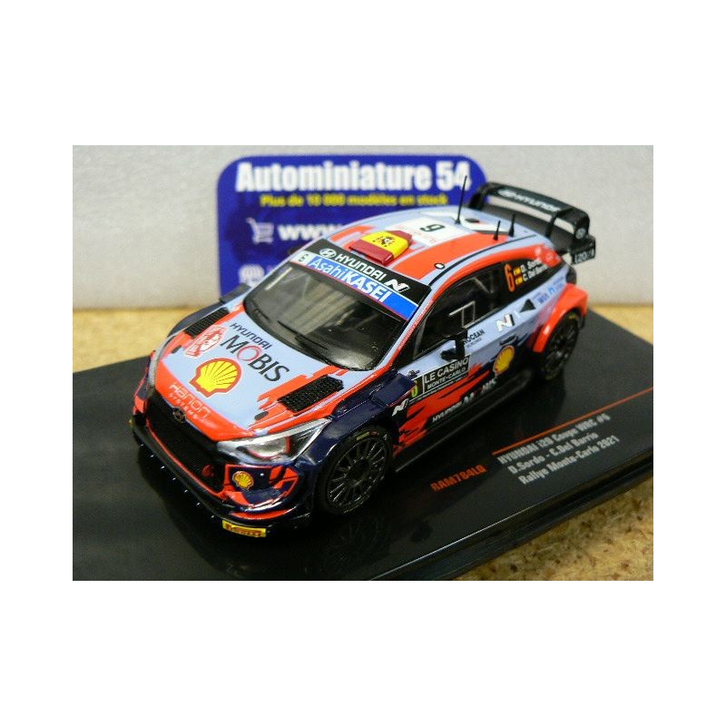 2021 Hyundai i20 WRC n°6 Sordo - Del bario Monte Carlo RAM784 Ixo Models