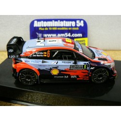2021 Hyundai i20 WRC n°6 Sordo - Del bario Monte Carlo RAM784 Ixo Models