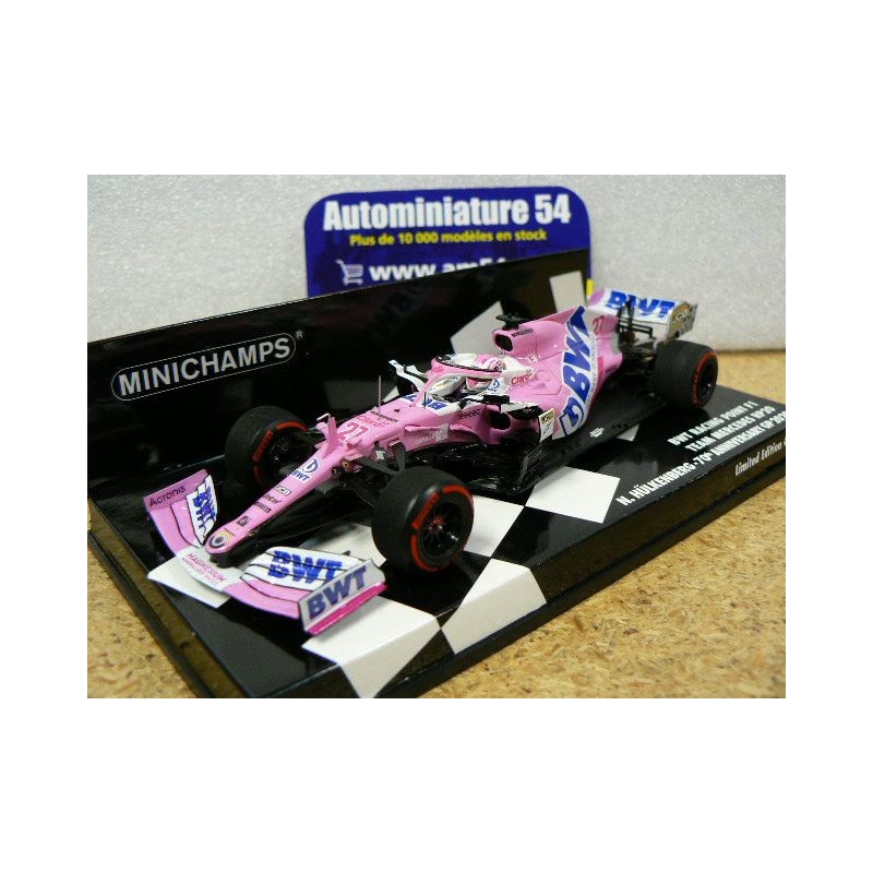 2020 BWT Racing Point F1 RP20 n°27 Nico Hulkenberg 70th Anniversary GP 417200527 Minichamps