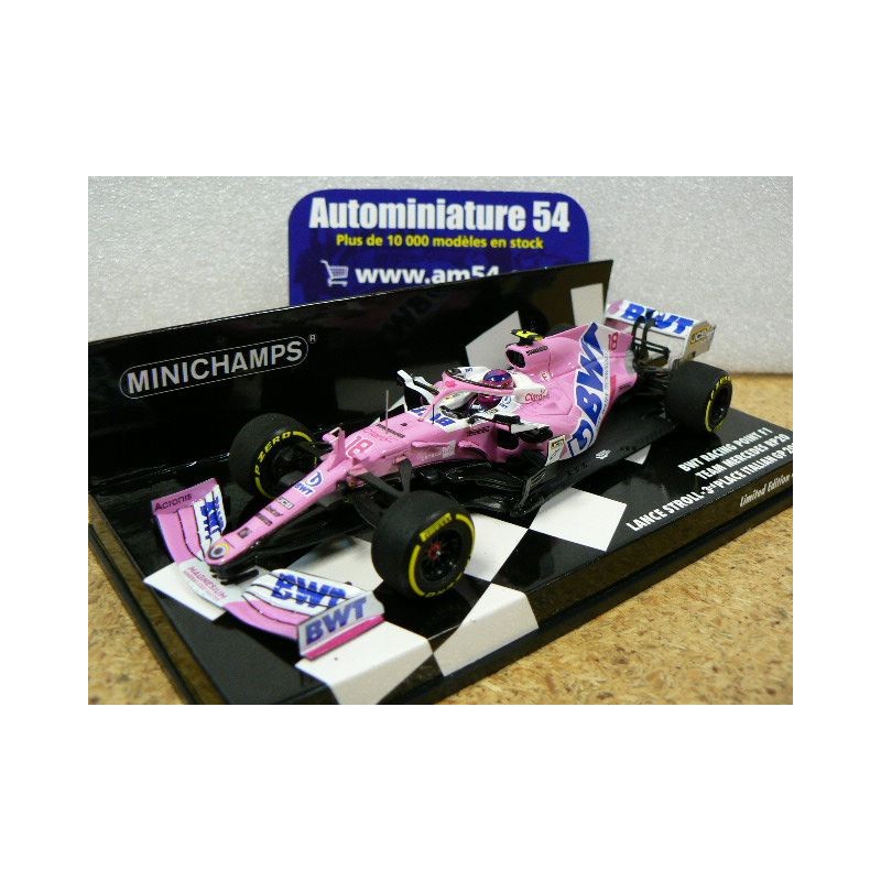 2020 BWT Racing Point F1 RP20 Lance Stroll n°18 3rd Italian GP 417200818 Minichamps