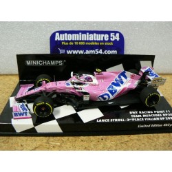 2020 BWT Racing Point F1 RP20 Lance Stroll n°18 3rd Italian GP 417200818 Minichamps