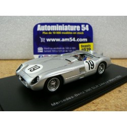 1955 Mercedes Benz 300 SLR n°19 JM Fangio - Moss Le Mans S4733 Spark Model