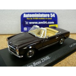 Mercedes 230SL Dark Red 1965 4300322236 Minichamps