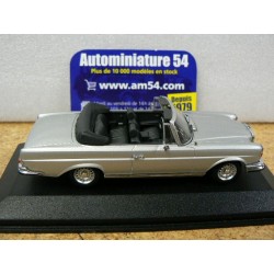 Mercedes 280SE Cabrio Silver 1970 400038130 Minichamps