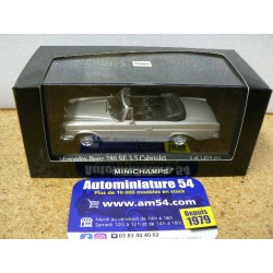 Mercedes 280SE Cabrio Silver 1970 400038130 Minichamps