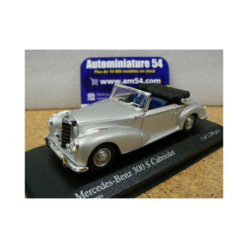 Mercedes 300 S Cabrio Silver 1954 430032334 Minichamps