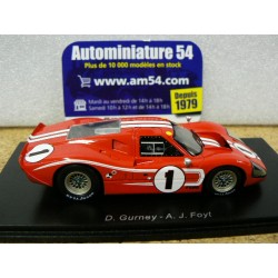 1967 Ford MKIV n°1 Gurney - Foyt 1st winner Le Mans 43LM67 Spark Model