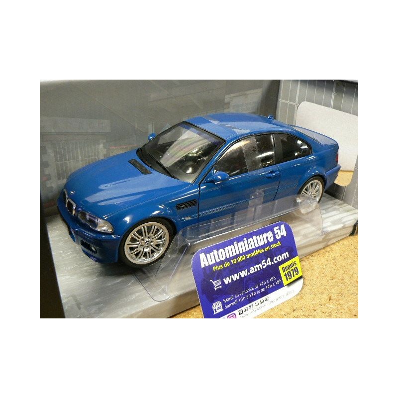 BMW M3 E46 Bleu Laguna Seca 2000 S1806502 Solido