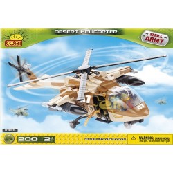 Army Hélicoptère du désert 200pcs  2 figurines COB2329 Cobi Small Army