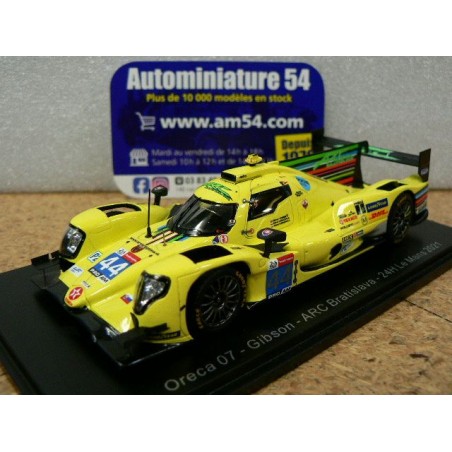 2021 Oreca 07 Gibson ARC Bratislava n°44 Konopka - Webb - Konopka Le Mans S8252 Spark Model