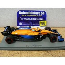 2021 McLaren MCL35M n°3 Daniel Ricciardo Bahrain GP S7670 Spark Model