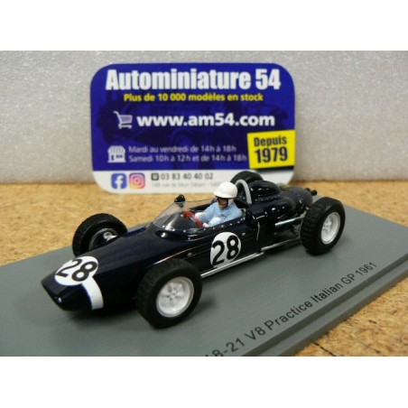 1961 Lotus 18-21 n°28 Willy Mairesse Belgian GP S7474 Spark Model