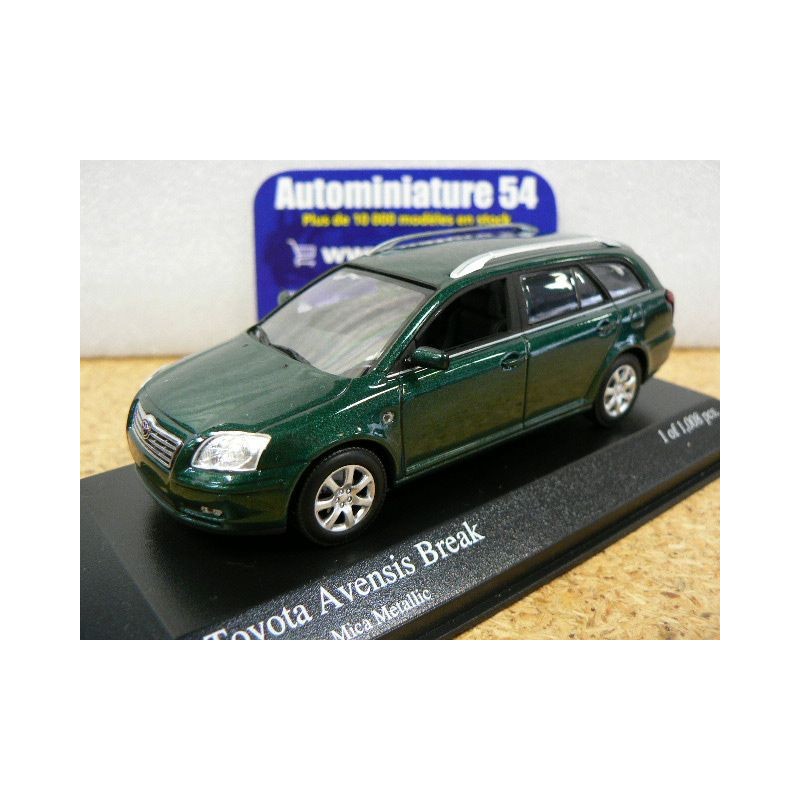 Toyota Avensis Break green met. 2002 400166212 Minichamps