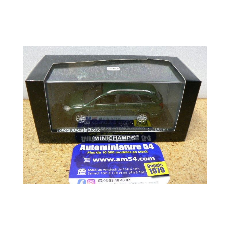 Minichamps 1:43 Toyota Avensis dark blue metallic CK9991352