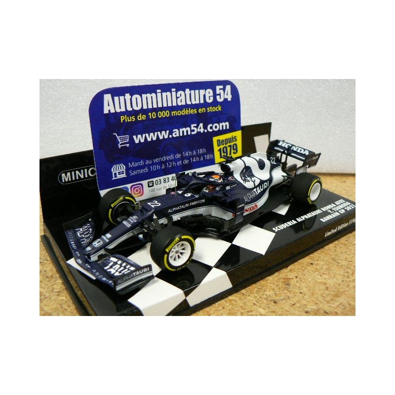 2021 Scuderia Alpha Tauri AT02 n°22 Y Tsunoda Bahrain GP 417210122 Minichamps