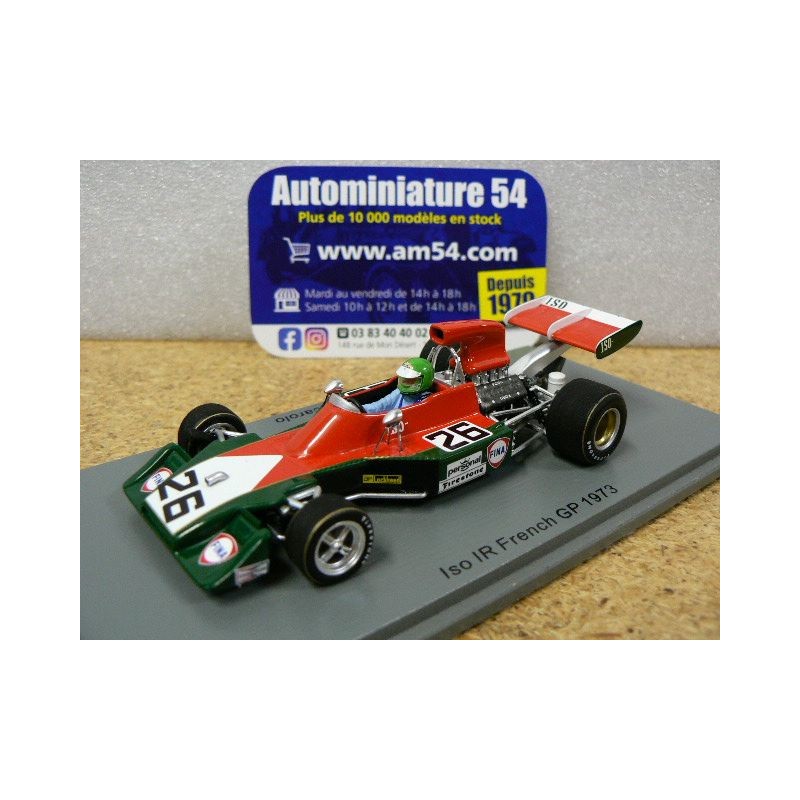 1973 Iso FR n°26  H Pescarolo French GP S7571 Spark Model