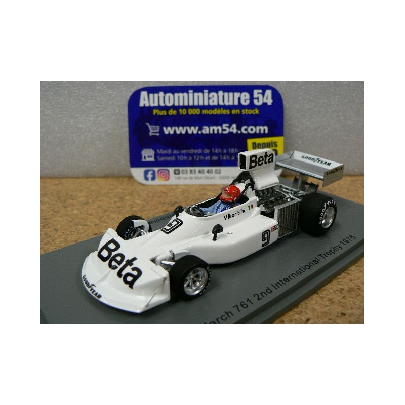 1976 March 761 n°9 Vittorio Brambilla 2nd International Trophy S7268 Spark Model