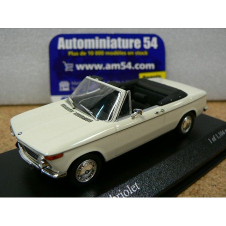 BMW 2002 Cabrio white 400021134 Minichamps