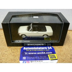 BMW 2002 Cabrio white 400021134 Minichamps