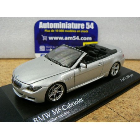 BMW M6 Cabriolet Mineralsilber 2006 431026130 Minichamps