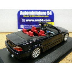 BMW M3 Cabrio E46 black 2001 !! peinture marbrée !! 431020032 Minichamps