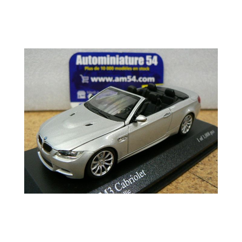 BMW M3 Cabrio Silver E93 431026330 Minichamps