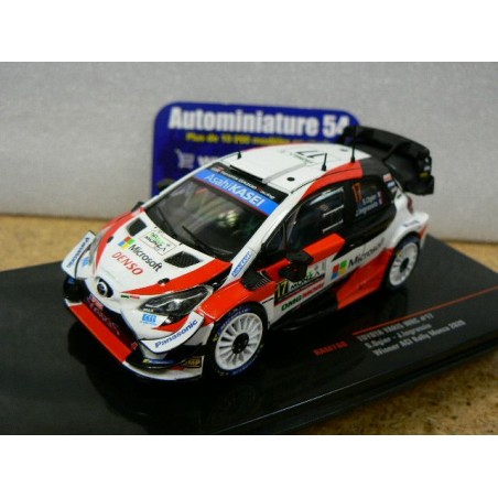 2020 Toyota Yaris WRC n°17 Ogier - Ingrassia 1st winner Monza RAM768 Ixo Model