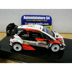 2020 Toyota Yaris WRC n°17 Ogier - Ingrassia 1st winner Monza RAM768 Ixo Model